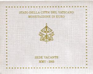 VATICAN 2005 - EURO COIN SET - SEDE VACANTE